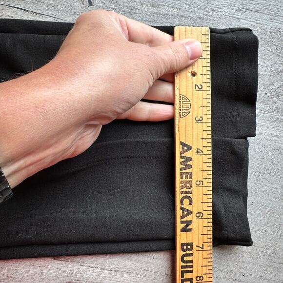 Marcella Tremont Pant Black Ponte Knit Split Hem Med - Picture 15 of 16